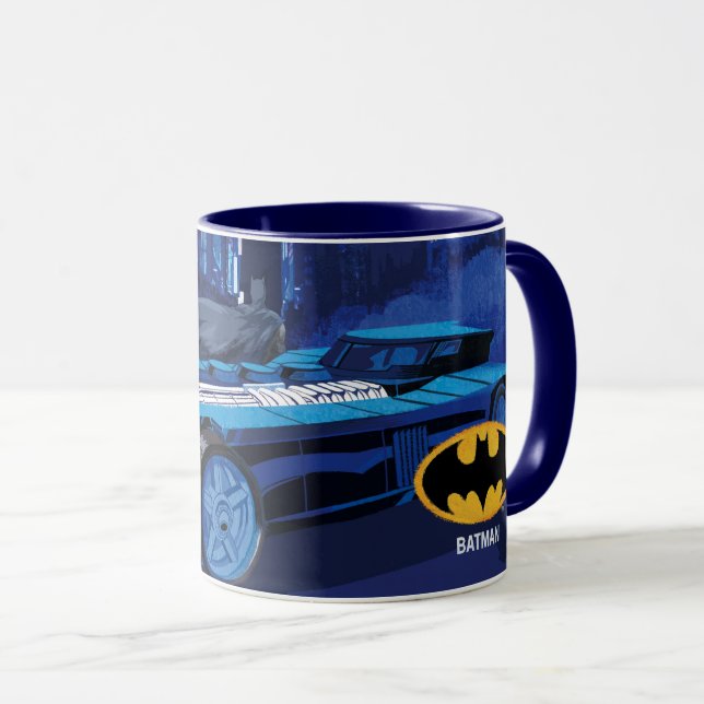 Mug Batman Patrouille de Nuit dans la Ville de Gotham (Devant droit)
