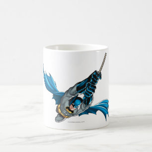 Mug Batman Swings from Rope