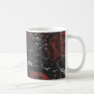 Mug Batman Urban Legends - Bat Stamp Motif Noir/Rouge