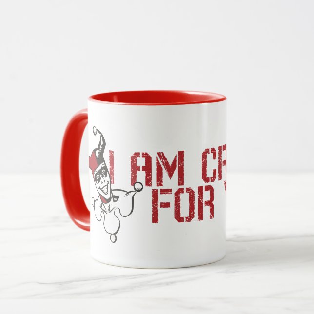 Mug Batman Valentine | Joker & Harley - Crazy For You (Devant gauche)