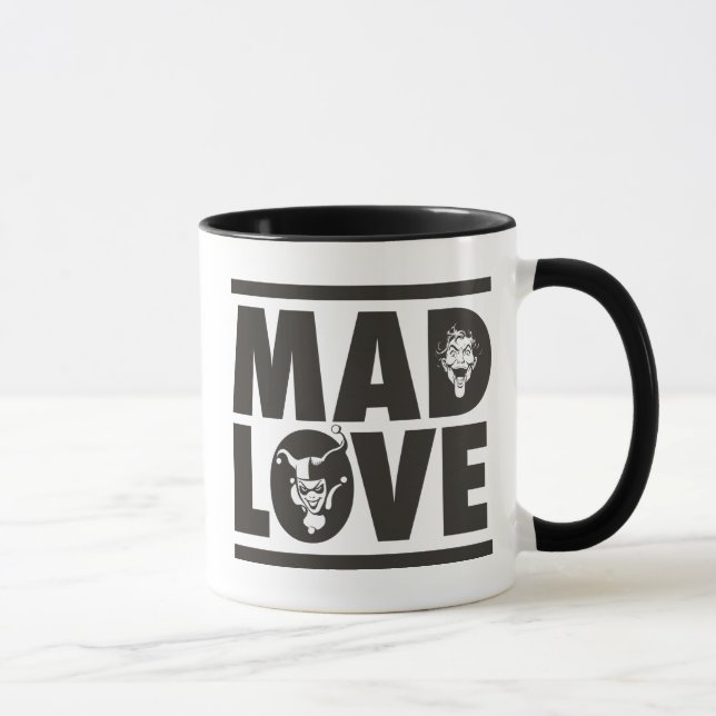 Mug Batman Valentine | Joker & Harley - Mad Love (Droite)