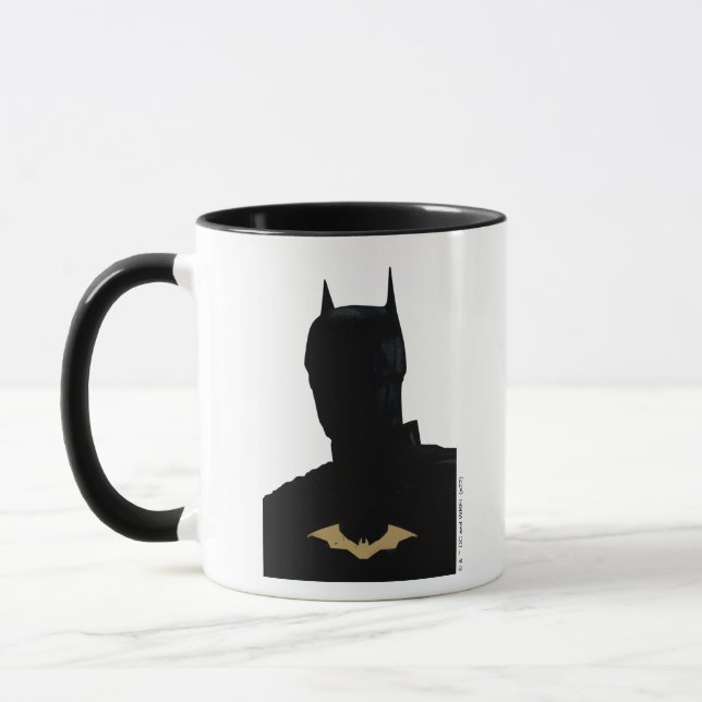 Mug Batman With Golden Bat Symbol (Gauche)