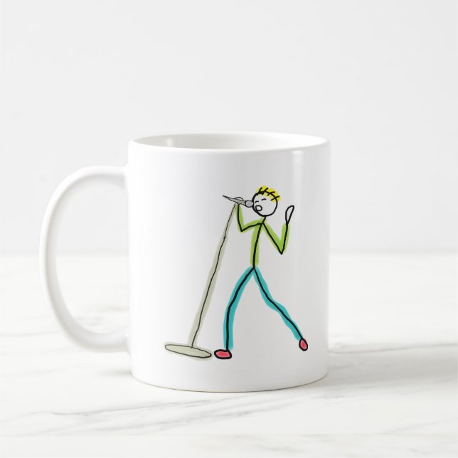 Mug Bâtonnet de chant karaoke (Gauche)