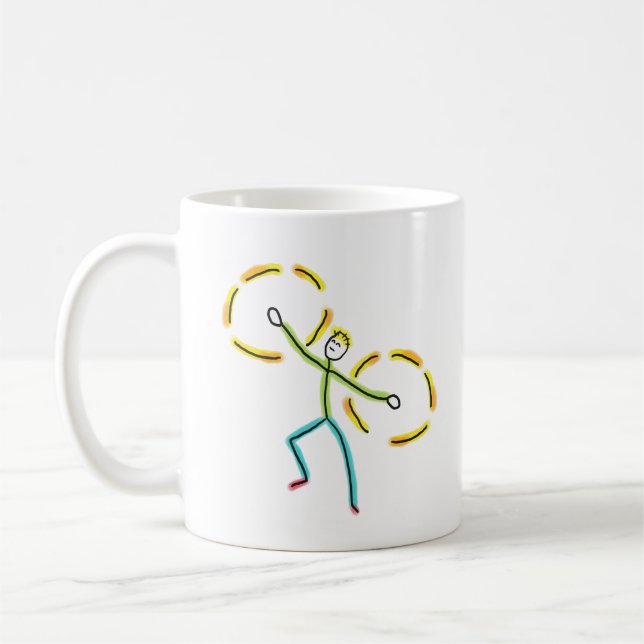 Mug Bâtonnet tournant Poi (Gauche)