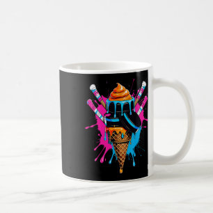 Mug Bâtons de hockey Crème glacée Goutte de saupoudrag