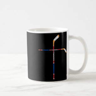Mug Bâtons de hockey sur glace chrétiens Croix Sports
