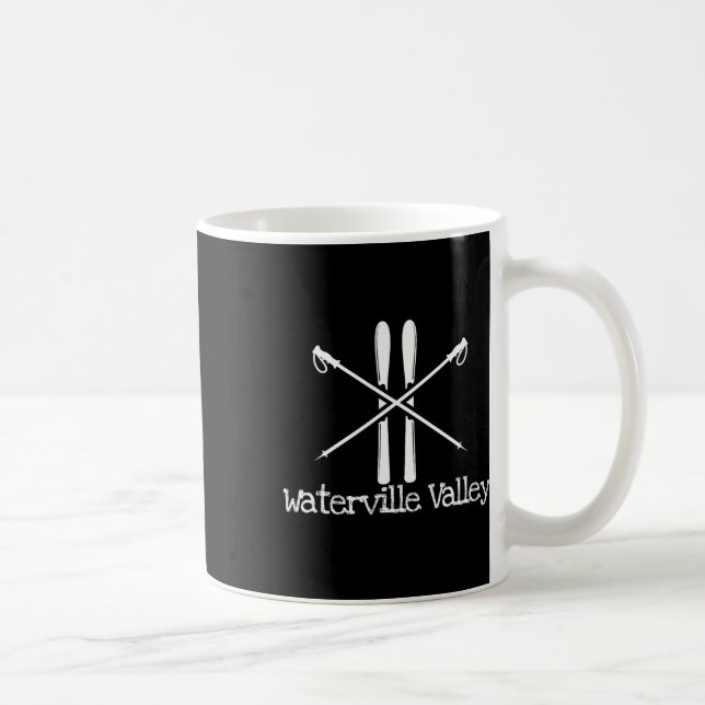 Mug Bâtons de ski rustiques de Waterville Valley Skis  (Droite)