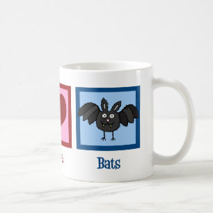 Mug Bats Peace Love