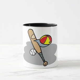 Mug Batte De Baseball Et Boule De Balle
