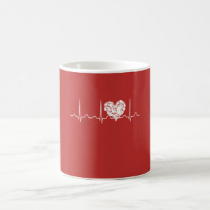Mug Battement de coeur d'assistant social