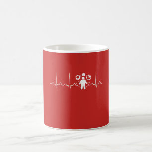 Mug Battement de coeur de chef de projet