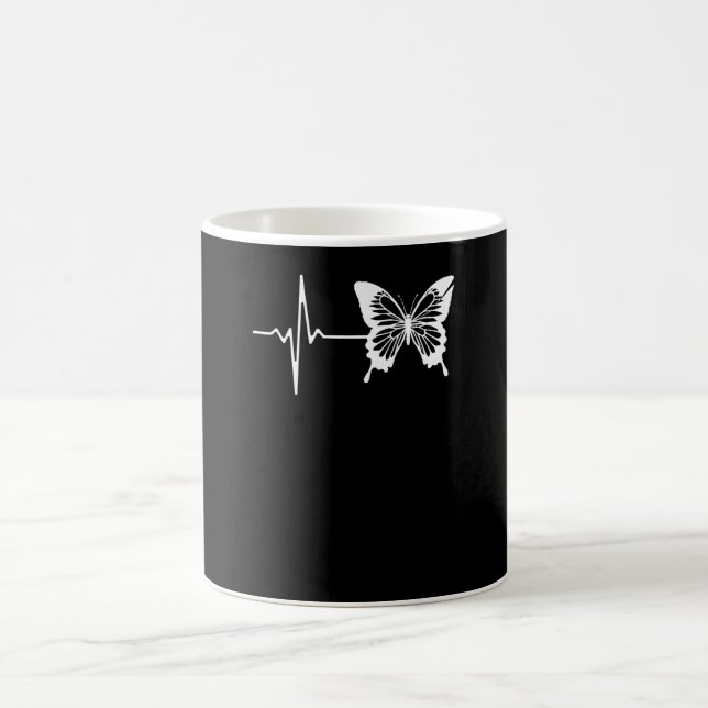 Mug Battement de cœur de papillon (Centre)