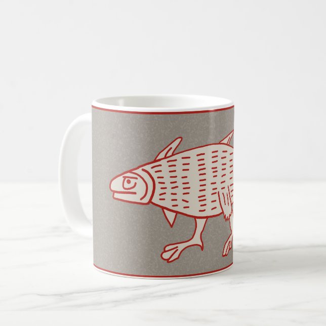 Mug Batterie de café à poisson médiévale (Devant gauche)