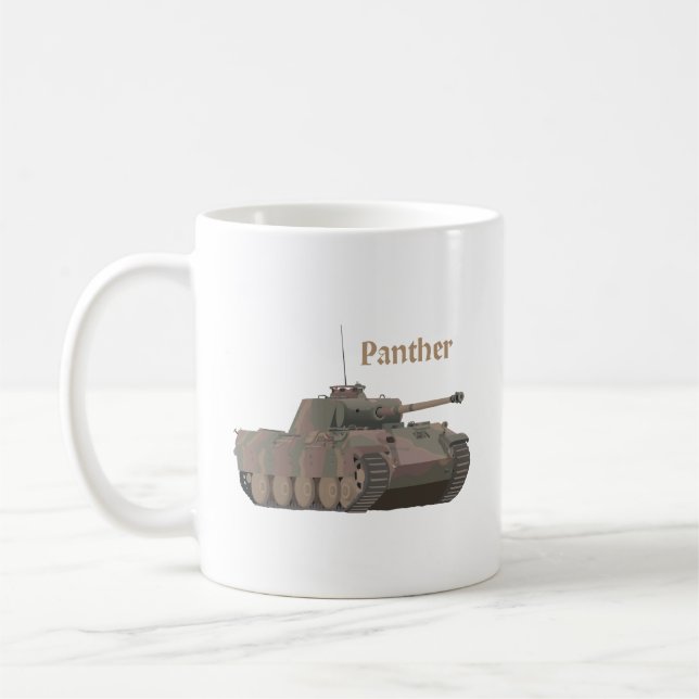 Mug Batterie de Panther German 2ÈME GUERRE MONDIALE (Gauche)
