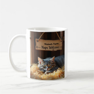 Mug Batterie en céramique de ferme personnalisée