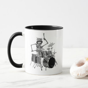 Mug Batteur de l'orchestre de squelettes