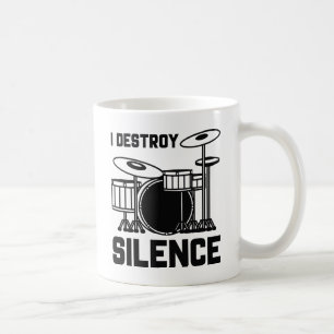 Mug Batteur je détruis le silence