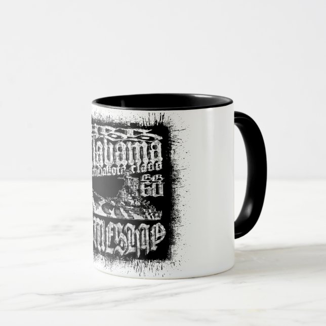 Mug Battleship Alabama Combo Musique (Devant droit)