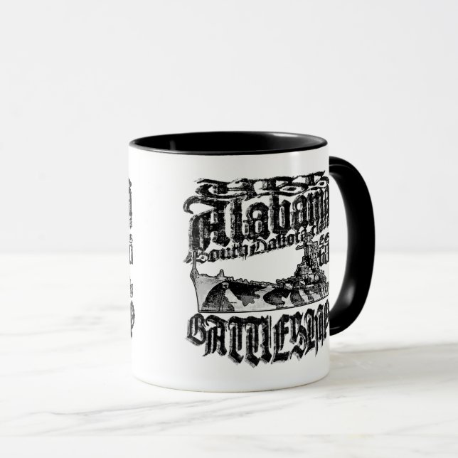 Mug Battleship Alabama Combo Musique (Devant droit)