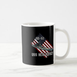 Mug Battleship Uss New Jersey Bb-62 &amp; Combat Warsh