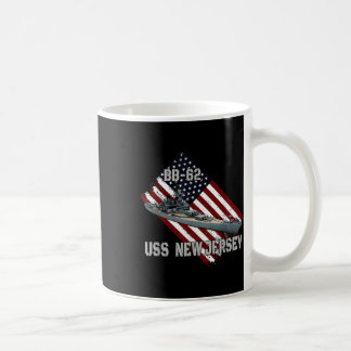 Mug Battleship Uss New Jersey Bb-62 & Combat Warsh