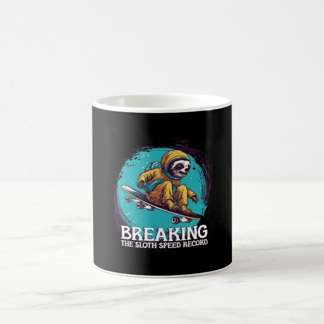Mug battre le record de vitesse de la paresse (Centre)