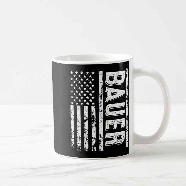 Mug Bauer Last Name Funny Surname Team Bauer Family Re (Droite)