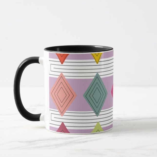 Mug Bauhaus Diamond Quilt (Gauche)