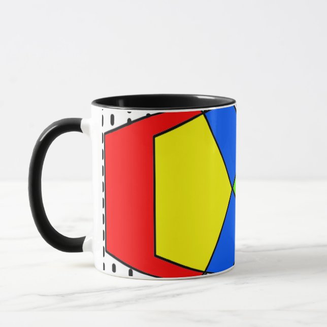 Mug Bauhaus Pentagons (Gauche)