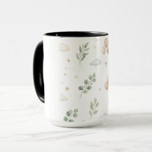Mug Bavoir pour bébé avec motifs botaniques de eucalyp