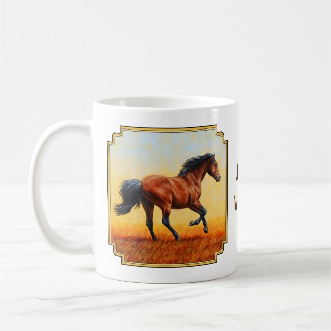 Mug Bay Horse Galloping (Gauche)