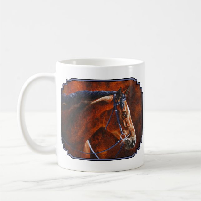 Mug Bay Horse Hanoverian Warmblood (Gauche)
