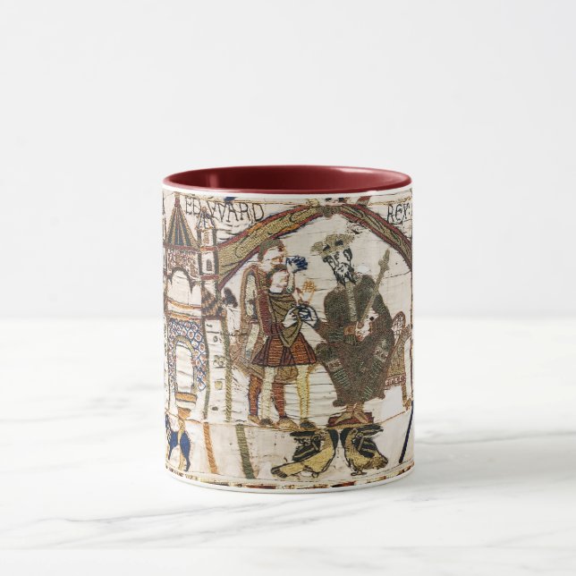Mug BAYEUX TAPESTRY King Edward Confessor et Harold (Centre)