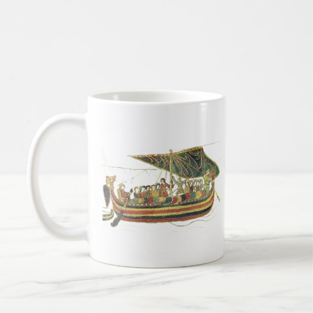 Mug Bayeux Tapisserie Scène de voile (Gauche)