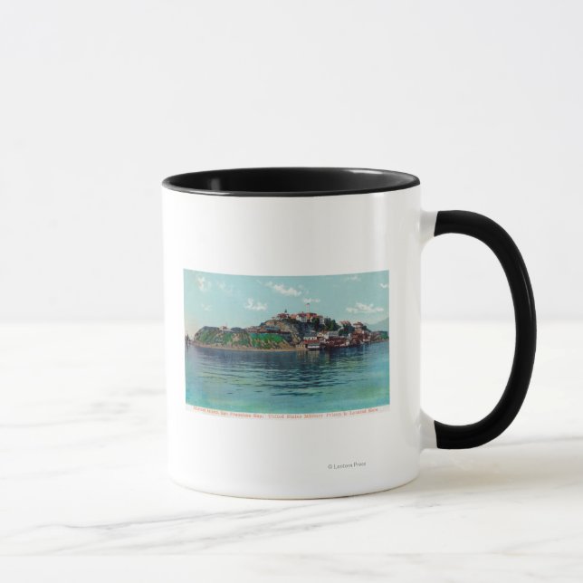Mug Bayview de l'île et de la prison d'Alcatraz (Droite)