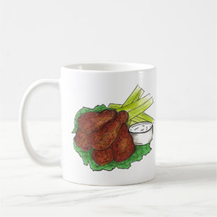 Mug BBQ épicé Buffalo poulet ailes New York Bar Nourri