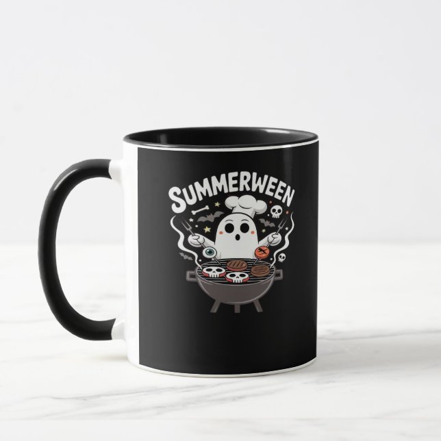 Mug BBQ Summerween amusant (Gauche)