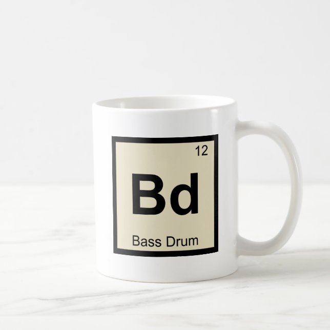 Mug Bd - Musique de grosse caisse Chimie Tableau pério (Droite)