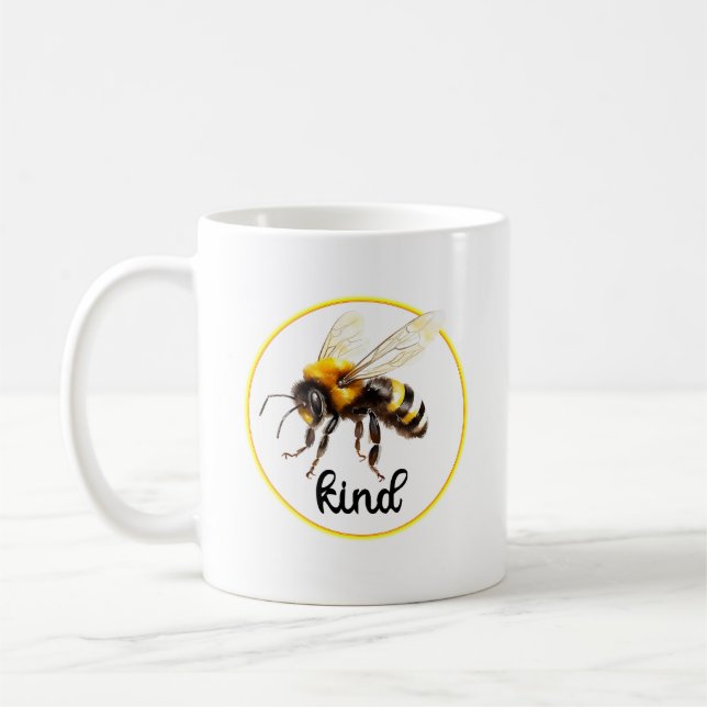 Mug BE GENRE bosse abeille aquarelle peinture nature (Gauche)