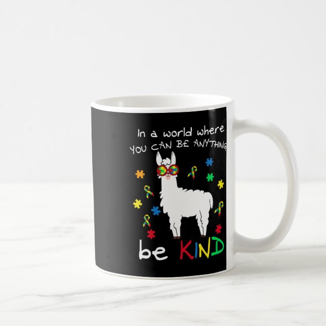 Mug Be Genre Llama Puzzle Pièce Cool Sensibilisation s (Droite)
