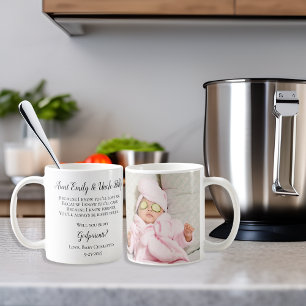 Mug Be My Godparents Proposition Photo Invitation