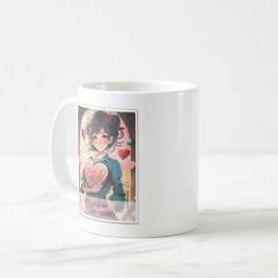 Mug Be My Valentine in Manga Style 31470