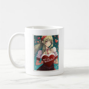 Mug Be My Valentine in Manga Style 33893