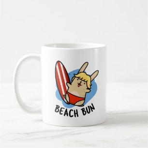 Mug Beach Bun Funny Bunny Pun