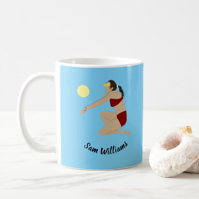 Mug Beach Volleyball (Avec donut)