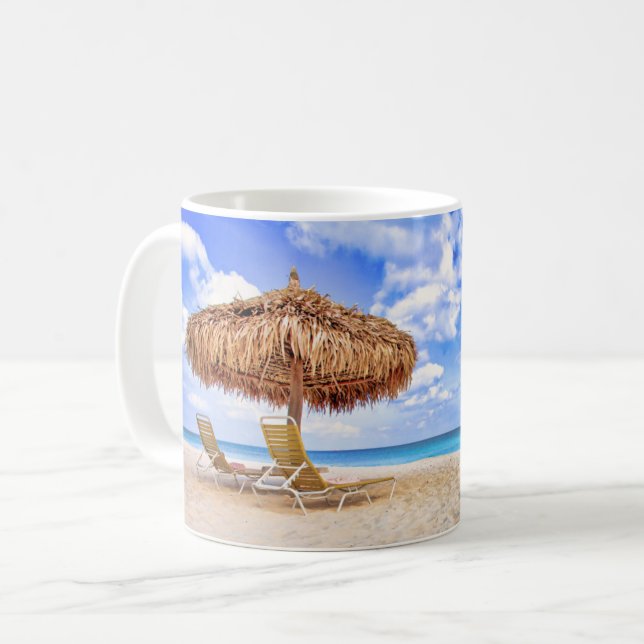 Mug Beaches tropicales | Aruba Sandy Beach (Devant gauche)