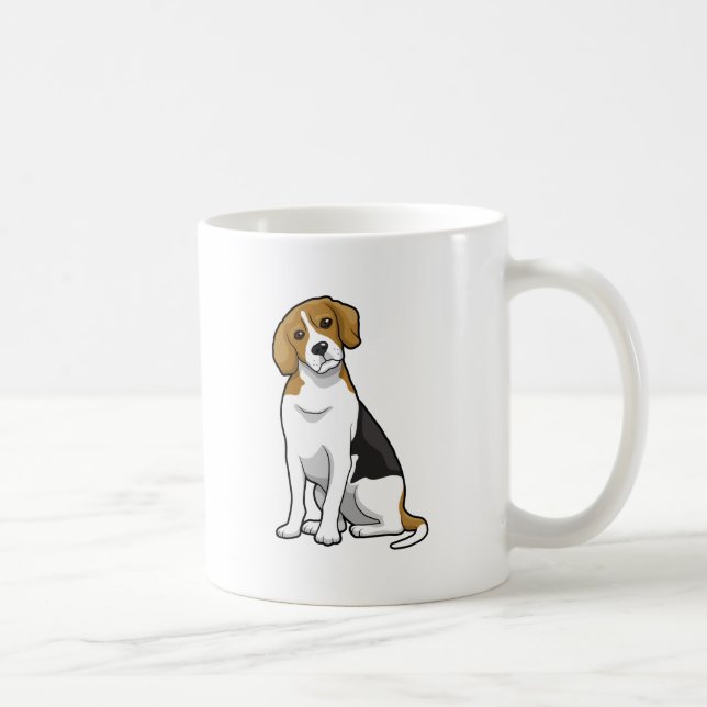 Mug Beagle adorable (Droite)