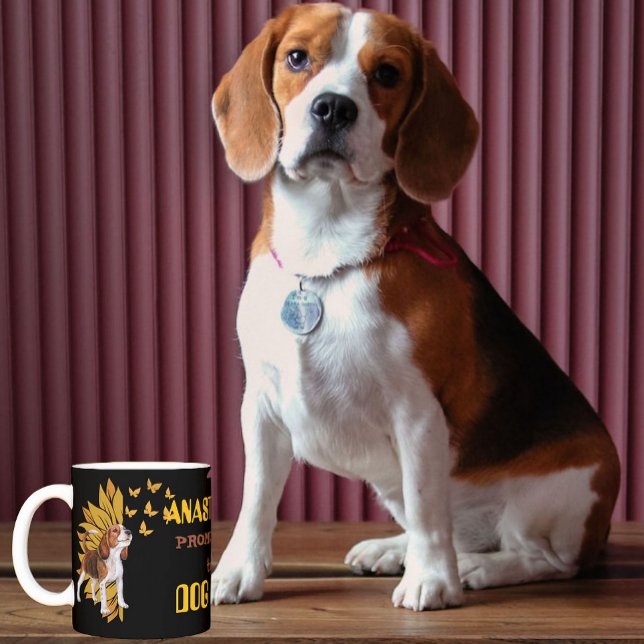 Mug Beagle Chien mama Chiot propriétaire adoption Anim (Créateur téléchargé)
