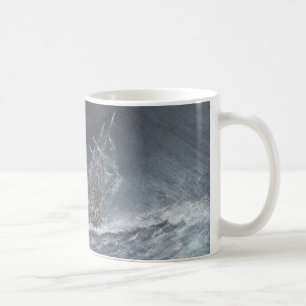 Mug Beagle de voie HMP dans une tempête outre du Cap