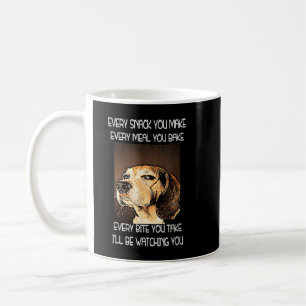 Mug Beagle T Je vous surveillerai